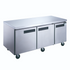 Dukers Undercounter Freezer DUC72F 3-Door Undercounter Commercial Freezer in Stainless Steel