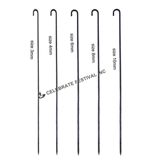 Mild Steel (Iron) BBQ SKEWERS - SQUARE (RECTANGLE), Options 3,4,6,8 & 10 MM thickness