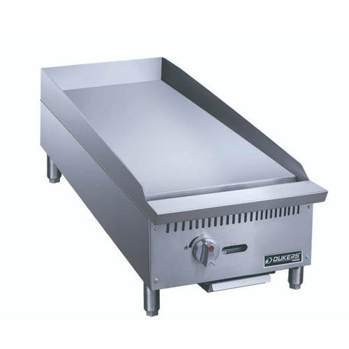 Dukers Griddles DCGM12 12 in. W Griddle with 1 Burners