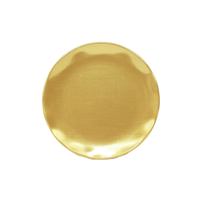 Thunder Group Melamine Western 10 1/2" DINNER PLATE, GOLD PEARL, Pack of 6