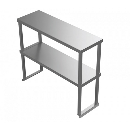 GSW Stainless Steel Heavy Duty Double Over Shelf