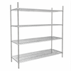 GSW 14"W Chrome Plated Heavy Duty Commercial-Grade Wire Shelving