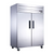 Dukers Reach-Ins Refrigerator D55AF Commercial 2-Door Top Mount Freezer in Stainless Steel