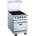 Dukers Range Ovens DCR24-4B 24″ Gas Range with Four (4) Open Burners