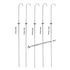 Stainless Steel BBQ SKEWERS - ROUND Options 3,4,6,8 & 10 MM thickness with STOPPER