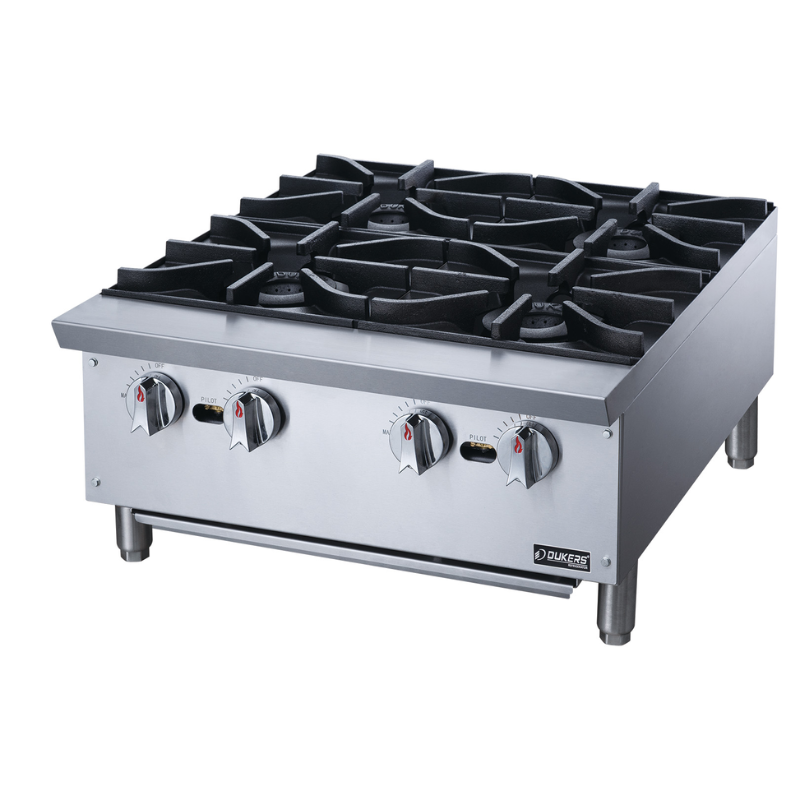 Dukers Hot Plate DCHPA24 Hot Plate with 4 Burners