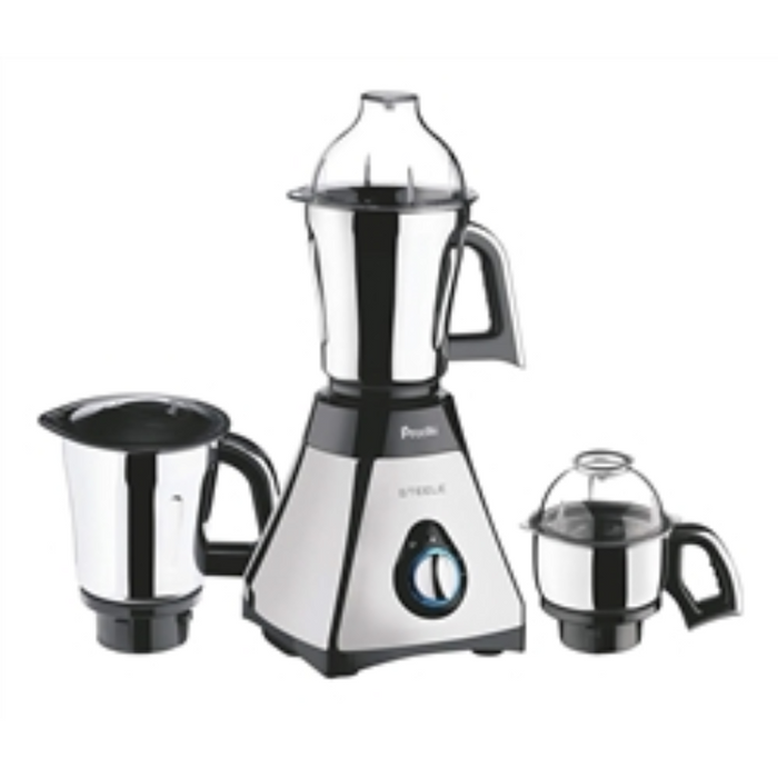 Preethi Steel Mixer Grinder with Turbo Vent and Improved Couplers