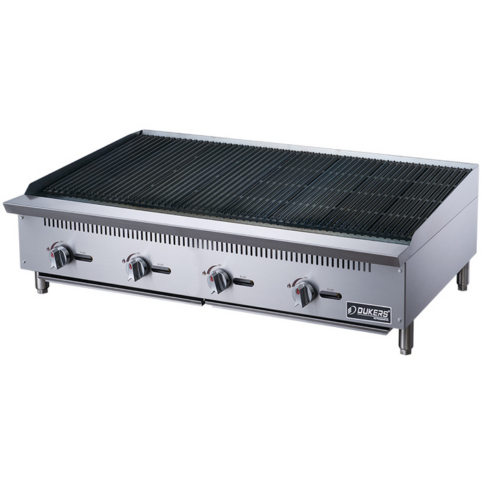 Dukers Charbroilers  DCCB48 48 in. W Countertop Charbroiler