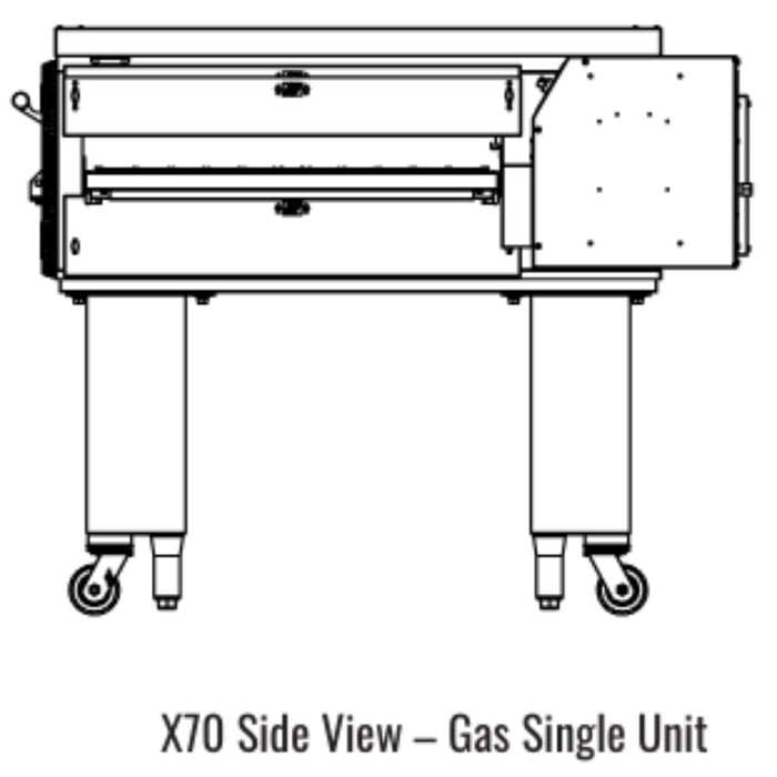 Middleby Marshall X70 X-Series Gas Conveyor Oven - Single/Double/Triple Stack options Available