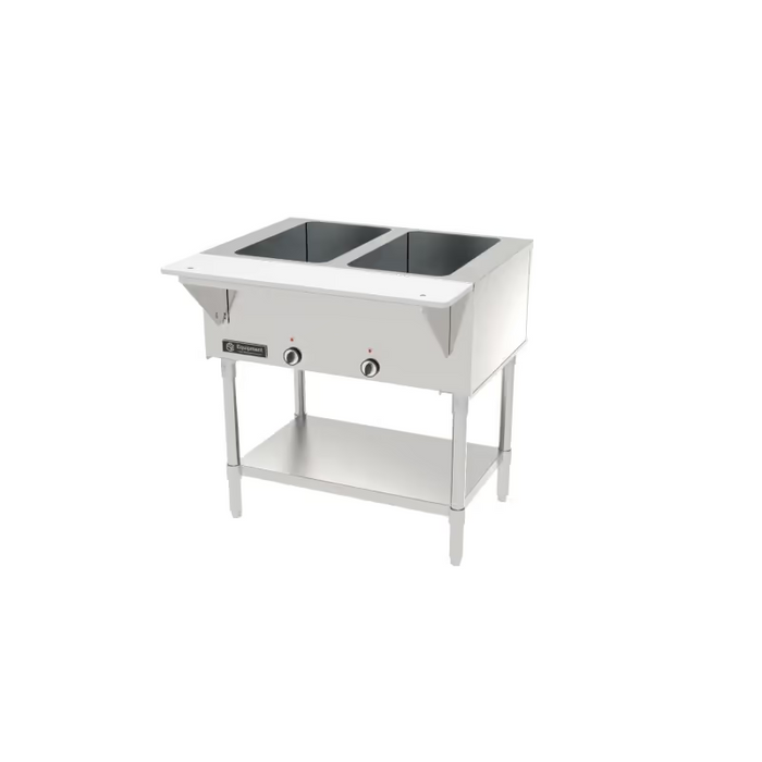 S/S Electric Open Wells Hot Food Table with Cutting Board