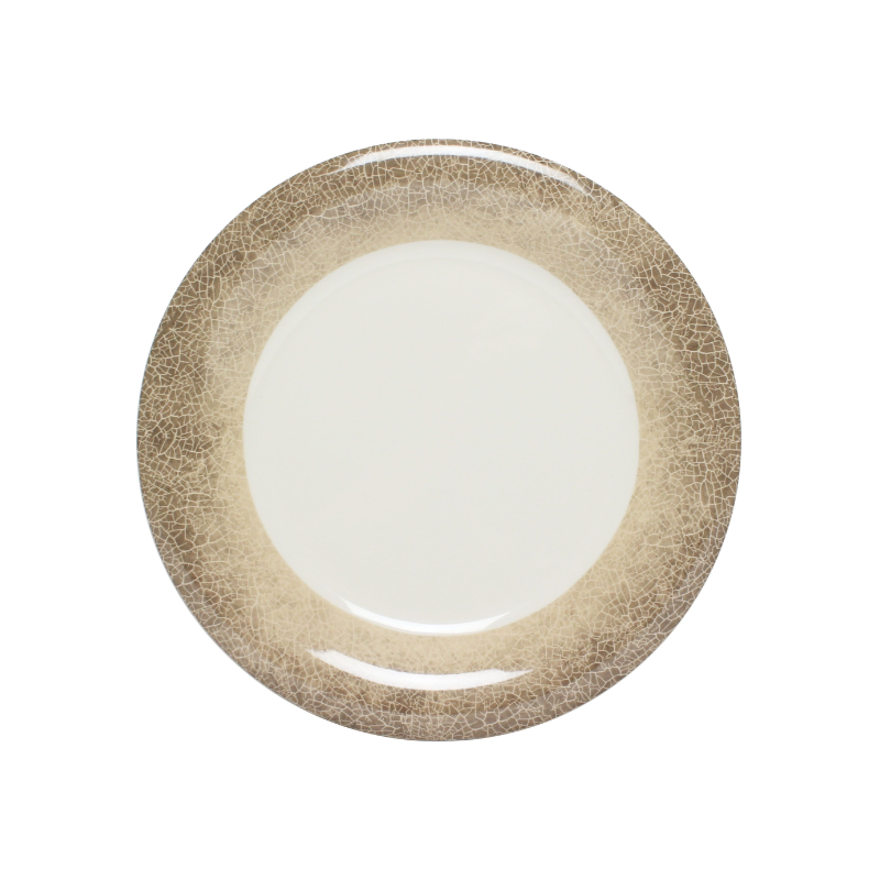 Thunder Group Melamine Western 10 1/2" JAZZ WIDE RIM PLATE, 1 doz