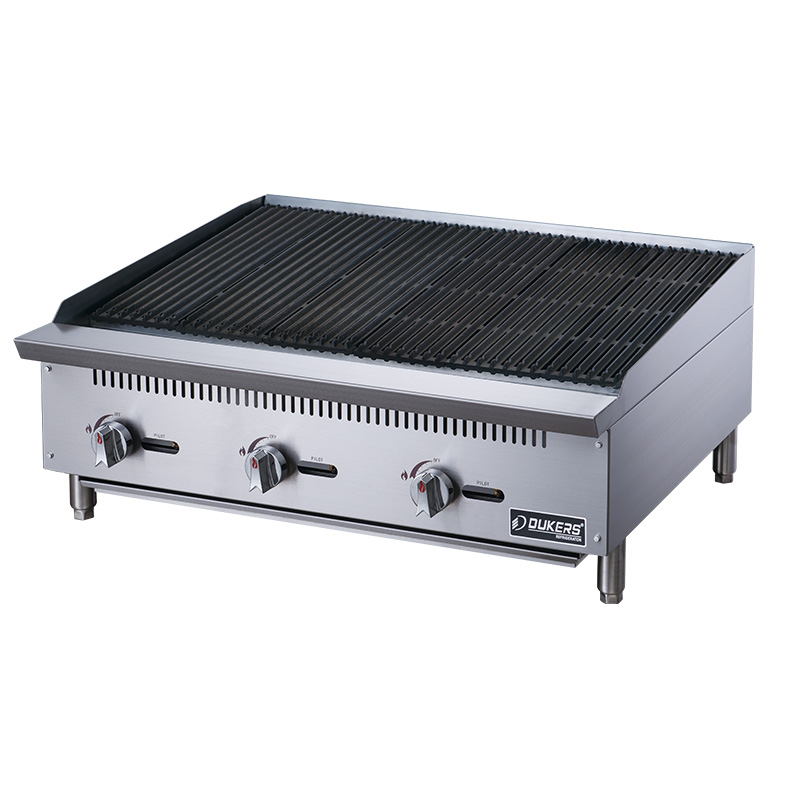 Dukers Charbroilers  DCCB36 36 in. W Countertop Charbroiler