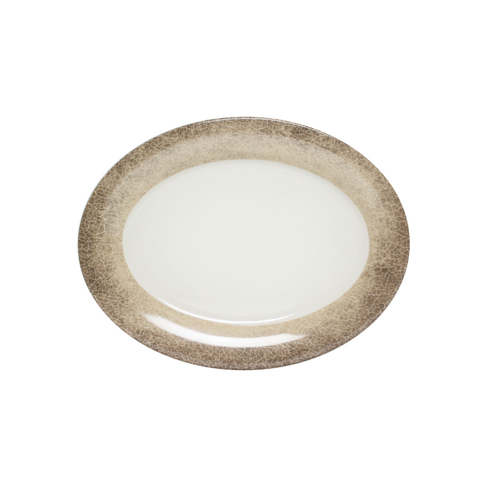 Thunder Group Melamine Western JAZZ 12" X 9" PLATTER,1 doz