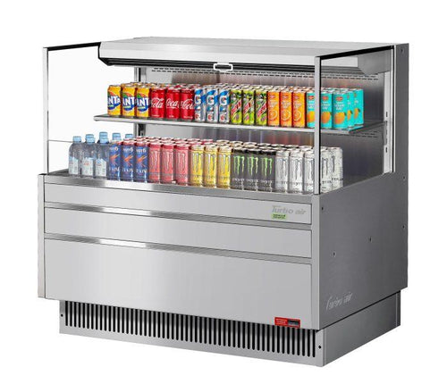 Turbo Air TOM-48L-UF-S-2S-N Horizontal Open Display Merchandiser, 10.2 cu. ft.