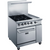 Dukers Range Ovens DCR36-4B12GM 36″ Gas Range with Four (4) Open Burners & 12″ Griddle