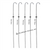 Mild Steel (Iron) BBQ SKEWERS - ROUND, Options 3,4,6,8 & 10 MM thickness with STOPPER