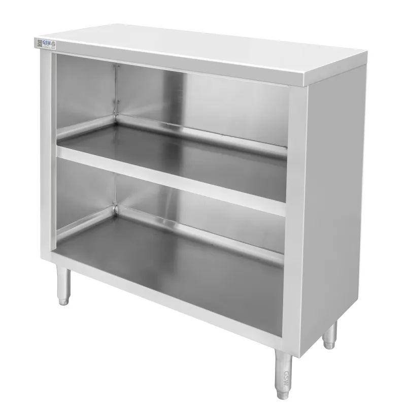 GSW Cabinets Flat Top Dish Cabinet Table