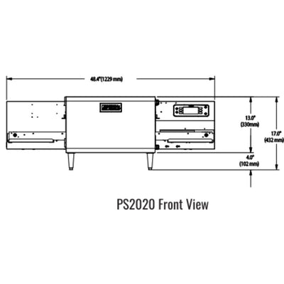 Middleby Marshall PS2020 Ventless Countertop Conveyor Oven - Single/Double Stack options Available