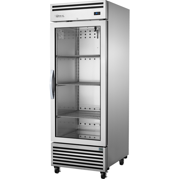 True TGN-1R-1G-HC Reach-In Glass Swing Door Refrigerator with Hydrocarbon Refrigerant