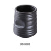 Yanco DB-9303 Diamond Black Collection 3.125″ Tea Cup 10 oz,Matte Glaze (3Dz)