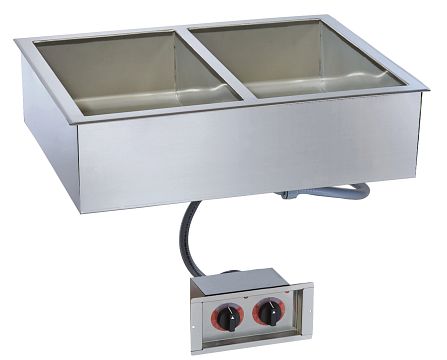 Alto-Shaam 200-HWI/D4 Halo Heat® Drop In Hot Food Well for Efficient Waterless Food Holding