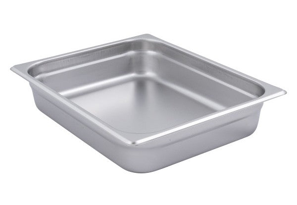 Adcraft 200H2 Deli Pan, Half Size, Stainless Steel