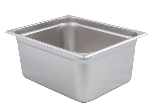 Adcraft 200H6 Deli Pan, Half Size, Stainless Steel
