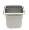 Adcraft 200S6 Deli Pan, Sixth Size, 6 Inch Deep, Stainless Steel