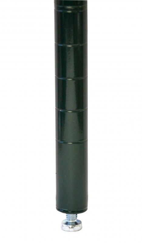 Omcan Dark Green Epoxy Post with Leveler (Various Sizes Available)