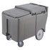 Cambro Ice Caddy 175 lb with Large Wheels and Swivel Casters for Commercial Ice Transport
