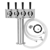 True Refrigeration DRAFT TOWER-BEER 3" T-TOWER - 4 Head (201767)