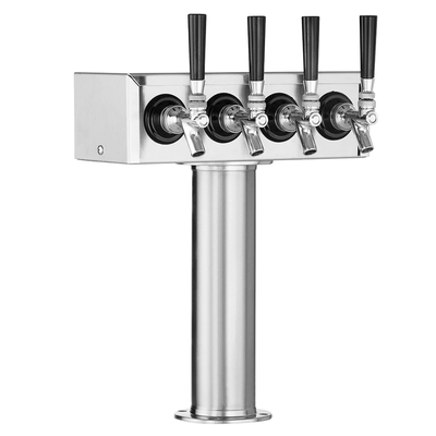 True Refrigeration DRAFT TOWER-BEER 3" T-TOWER - 4 Head (201767)
