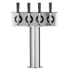 True Refrigeration DRAFT TOWER-BEER 3" T-TOWER - 4 Head (201767)