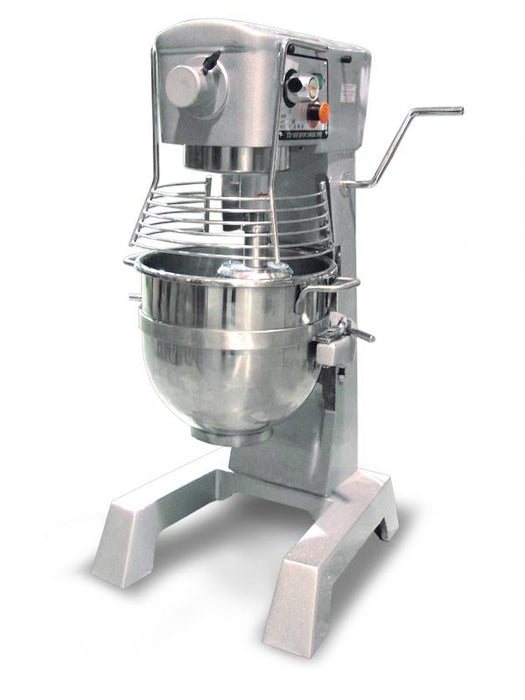 Omcan MX-CN-0030-G 30QT Planetary Mixer with Guard – 110V, 1500W