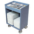 Cambro Tray and Silverware Cart with Protective Vinyl Cover