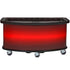 Cambro Vending Cart Base Unit with Open Storage Compartments and Customizable Merchandising Panel