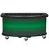 Cambro Vending Cart Base Unit with Open Storage Compartments and Customizable Merchandising Panel