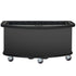Cambro Vending Cart Base Unit with Open Storage Compartments and Customizable Merchandising Panel