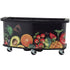Cambro Vending Cart Base Unit with Open Storage Compartments and Customizable Merchandising Panel