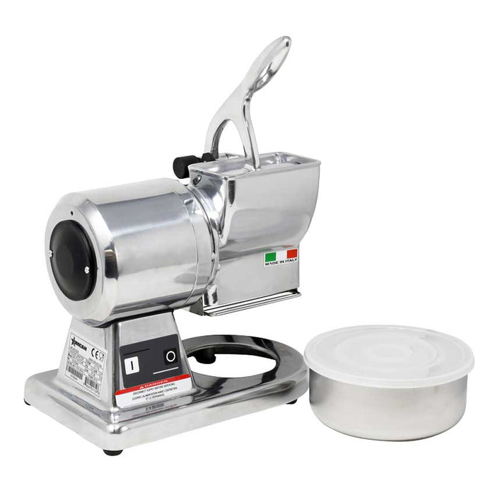 Omcan GR-IT-0373-M Retro Cheese Grater with Microswitch, 66 lb./hr, Stainless Steel – 0.5HP (370W), 110 V