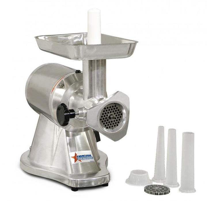 Omcan MG-CN-0012-E #12 Stainless Steel Meat Grinder with 1 HP Motor