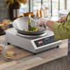 Galaxy GIWC18 1800W Stainless Steel Countertop Induction Wok Cooker – 120V Commercial-Grade Range