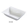 Yanco SW-406 Sea Wave Rectangular Bowl, 8 oz, China, Bone White (3Dz)