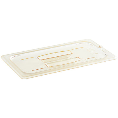 Cambro H Pan One Third Size Food Pan Lid with Handle Amber ( Case of 6 )