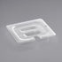 Cambro Camwear One Sixth Size Food Pan Lid with Handle and Spoon Notch Clear ( Case of 6 )