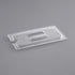 Cambro Camwear One Third Size Food Pan Lid with Handle and Spoon Notch Clear ( Case of 6 )
