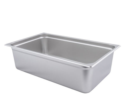 Adcraft 22F6 Deli Pan, Full Size, 6 Inch Deep, 22Ga, Stainless Steel