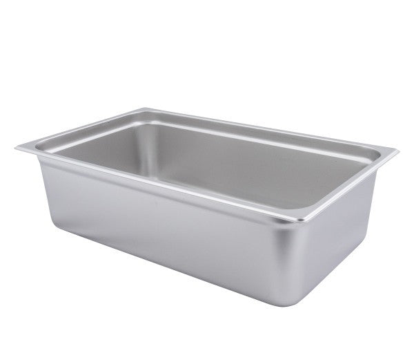 Adcraft 22F6 Deli Pan, Full Size, 6 Inch Deep, 22Ga, Stainless Steel