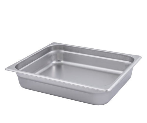 Adcraft 22H2 Deli Pan, Half-Size, 2-1/2 Inch Deep, 22Ga, Stainless Steel