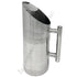 Stainless steel hammered finish beverage pitcher 1.3L